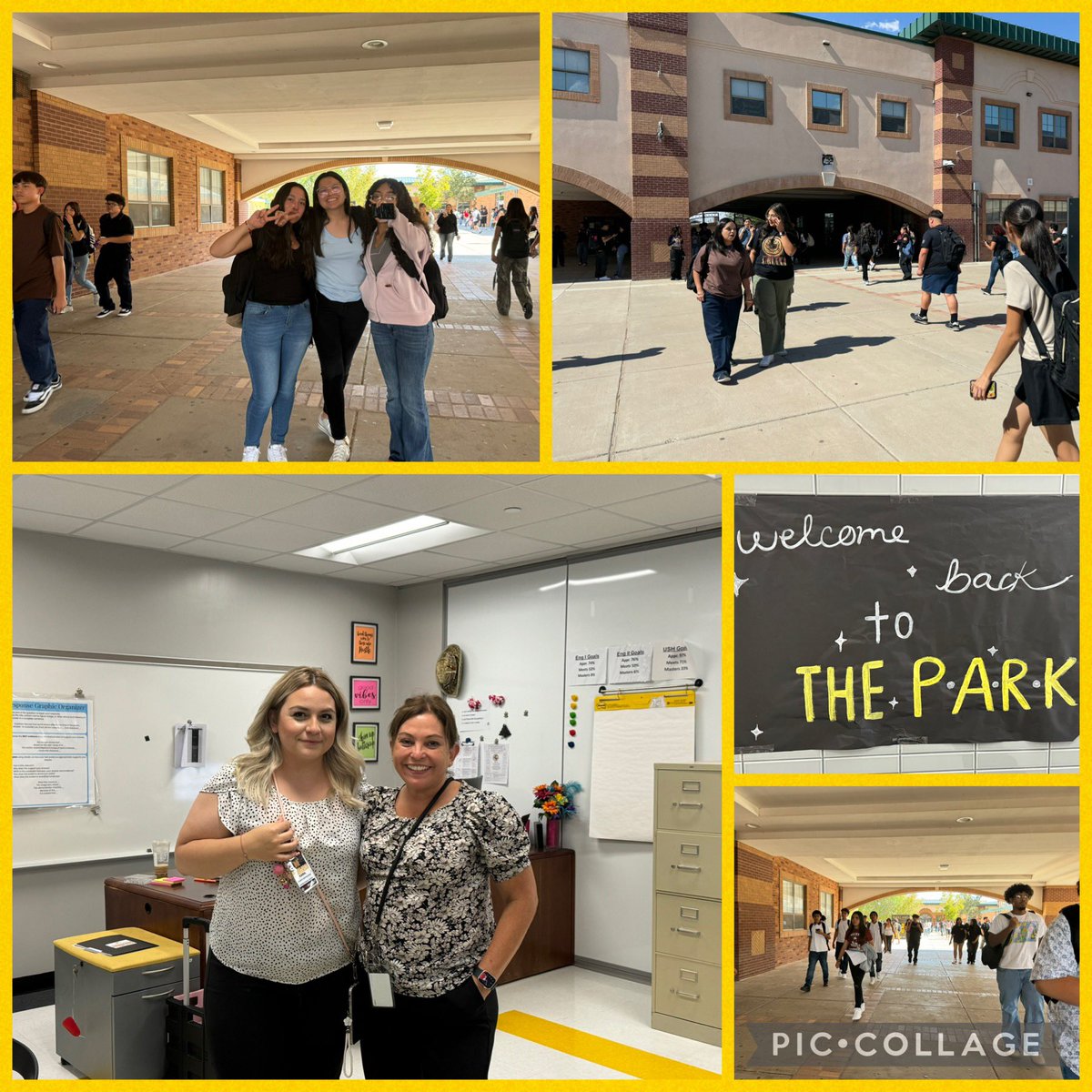 It’s a Glorious first day of school at The Park! Reach for the stars Matadors⭐️🖤 we wish you eXcellence in 24-25! #THEDISTRICT #ThePark