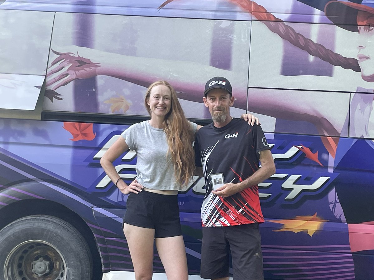 Tobinatorx's tweet photo. Met Holly Finley and Noah Fiveash at Northwood Blue/Black today!
Picked up a disc from them and talked about @BrixtonDiscGolf cards!!
#Ledgestone https://t.co/1A9oIpyfyN