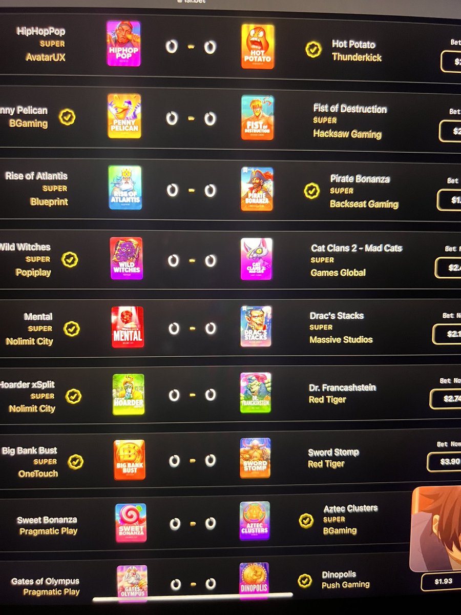 <a href="/SyztmzISL/">ISL</a> Let’s goooo.  You pick one of them.  They are all winners