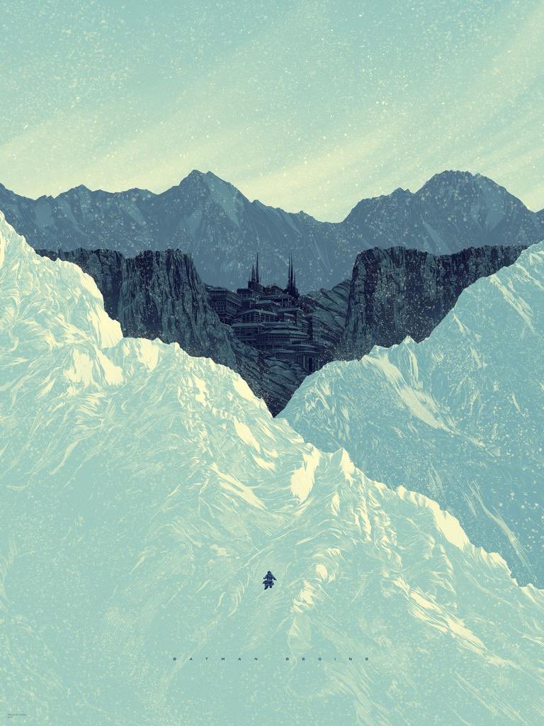 BatmanNotes's tweet image. Batman Begins by Kevin Tong