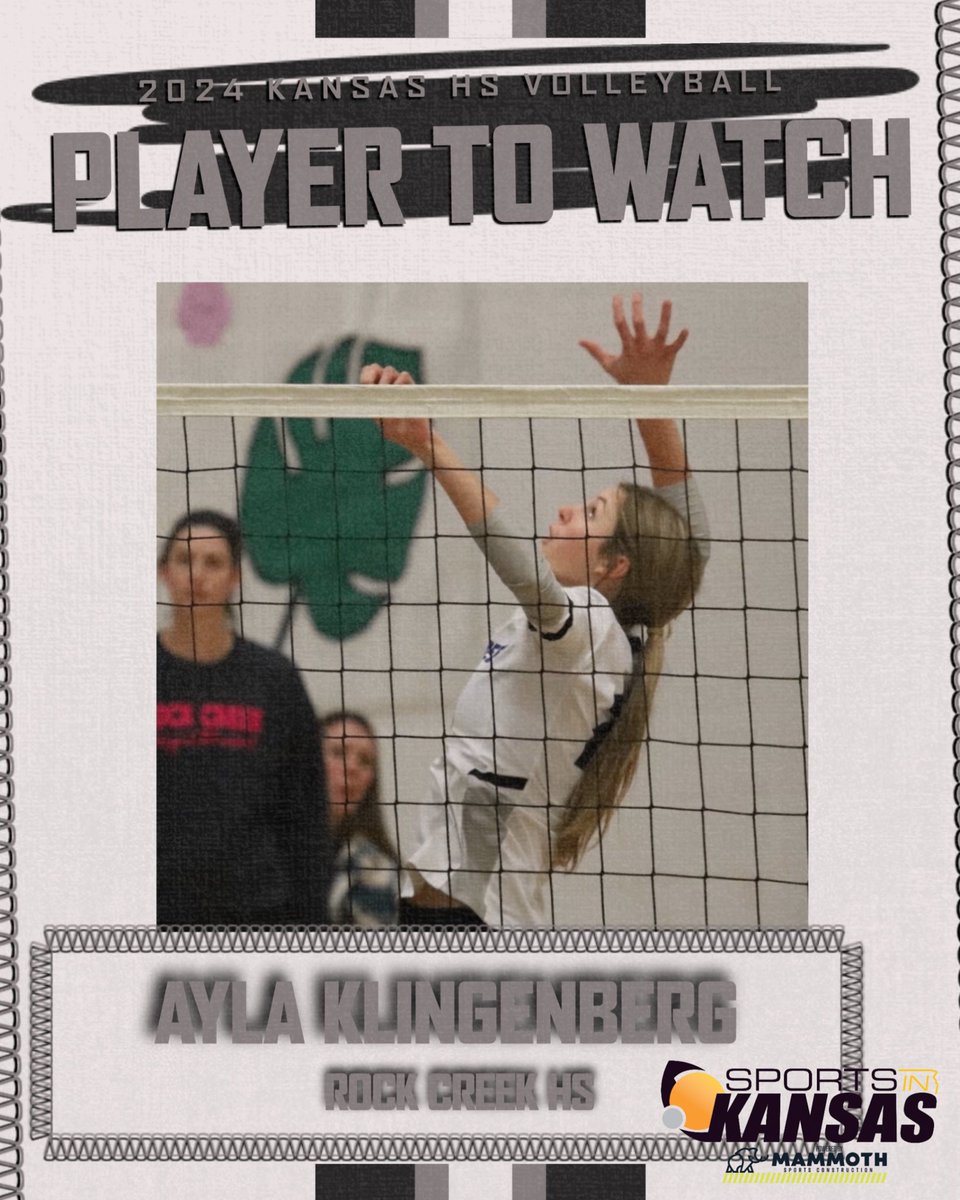 4A Volleyball Player to Watch: Ayla Klingenberg of Rock Creek earned all state second team honors in 4A last season at outside hitter as a junior. Last season, she finished with 334 kills, 82 blocks, .422 hitting %, and 340 digs. Ayla also holds the school record for most season