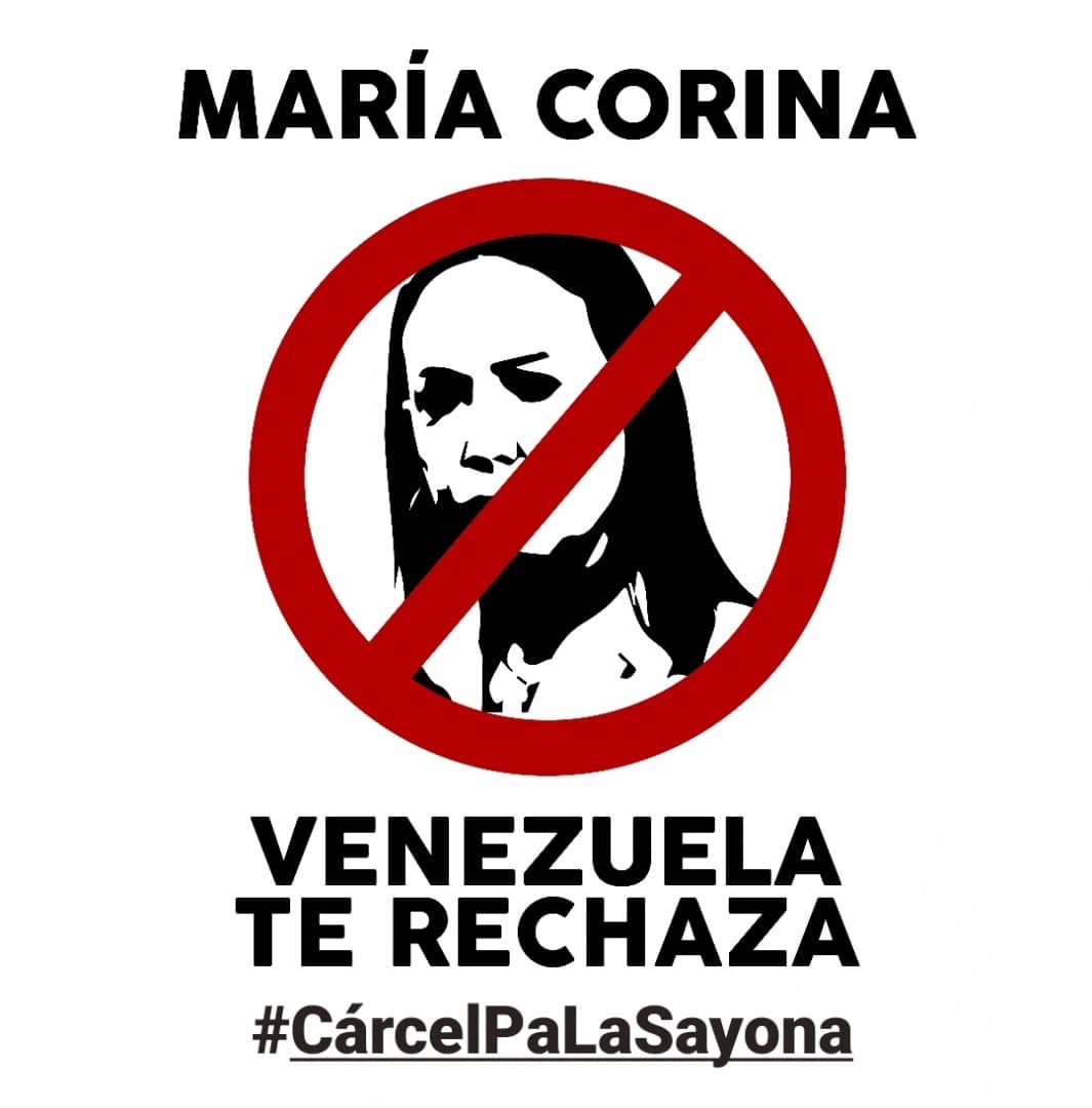 La que tanto llama a la paz del país, la que tanto llama a la reconciliación, la que tanto llama a la libertad de los venezolanos... Pero pide sanciones, que salgan a las calles a protestar, y solo vandalizan y violentan a gente de su mismo pueblo y a funcionarios de seguridad.