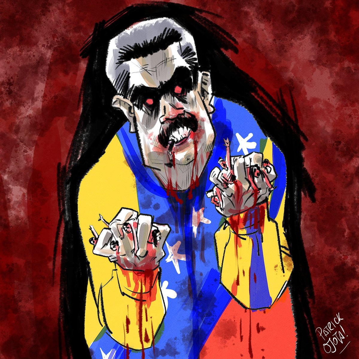 <a href="/NicolasMaduro/">Nicolás Maduro</a> El pueblo te dijo basta, tirano as3sino! Soltá el poder y entregate a la justicia!