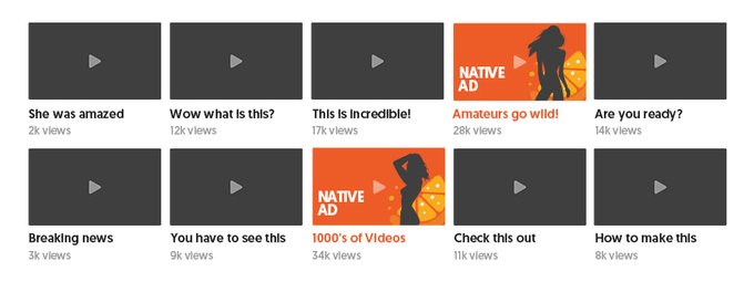 #Publishers: Set up Native Advertising Zones on your Sites!  Native Ads are proven to be more engaging<a href="/tag/publishers"class="tags">#Publishers</a><a href="/tag/keepitjuicy"class="tags"><span>#keepitjuicy</span></a>