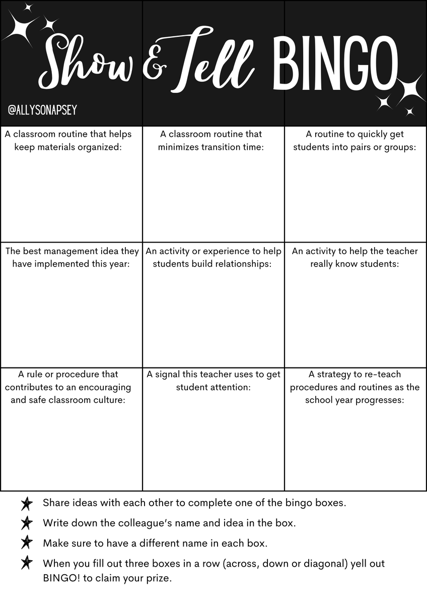 Principal Project (@principalproj) on Twitter photo š” Let teacher expertise shine in your back-to-school staff meeting with this activity from leader <a href="/AllysonApsey/">Allyson Apsey</a>.
Template here ā”ļø canva.com/design/DAFVaac⦠š” Let teacher expertise shine in your back-to-school staff meeting with this activity from leader <a href="/AllysonApsey/">Allyson Apsey</a>.
Template here ā”ļø canva.com/design/DAFVaacā¦