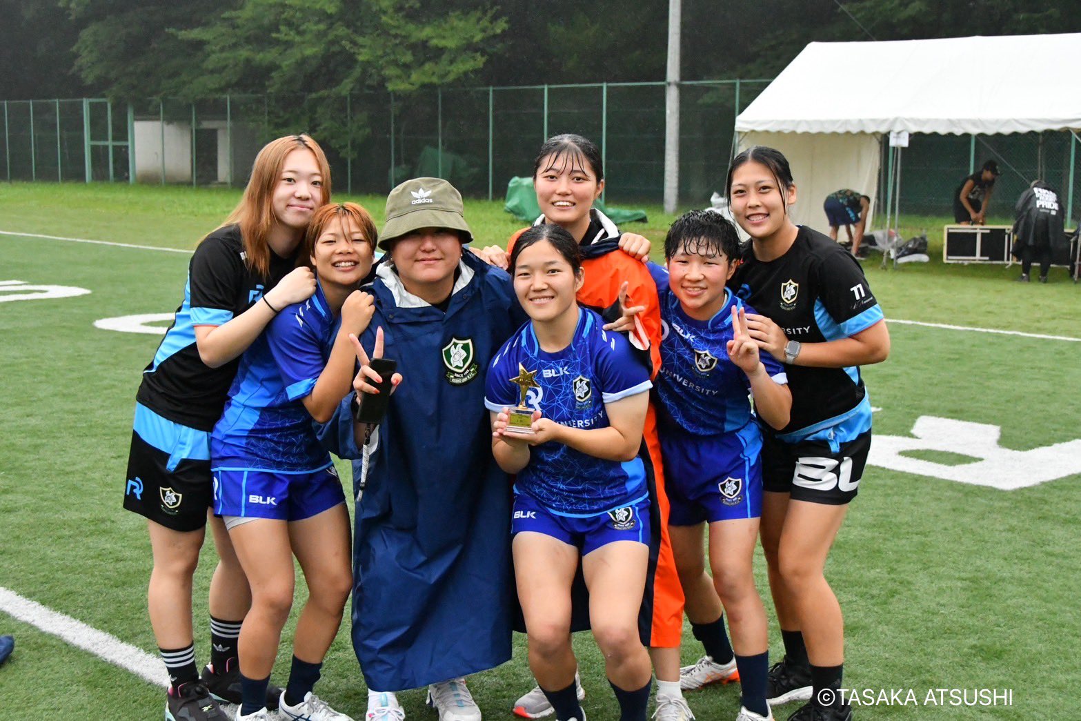 立正大学　ラグビー　ヤッケ　上のみ 立正大学ラグビーヤッケ上下XL - メルカリ