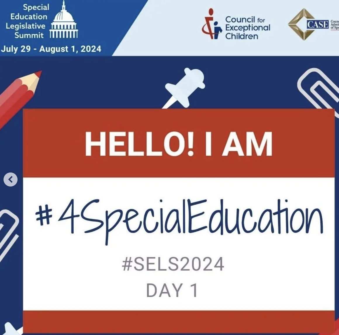 First Day of Special Education Legislative Summit. Repping NJ is Chris and Michelle. #SELS2024 #NJCEC

Getting ready to advocate #4SpecialEducation on Capitol Hill 🇺🇸🏛✏️ Washington, D.C.!

Issues we are advocating: Educator Shortage - Mental Health - Funding for IDEA and more...