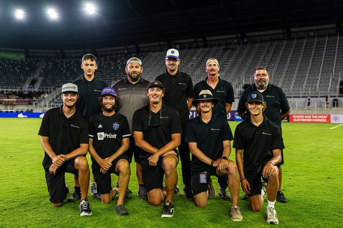 MVPs. There wouldn’t be soccer without this hardworking group. Your 2024 Grounds Team.