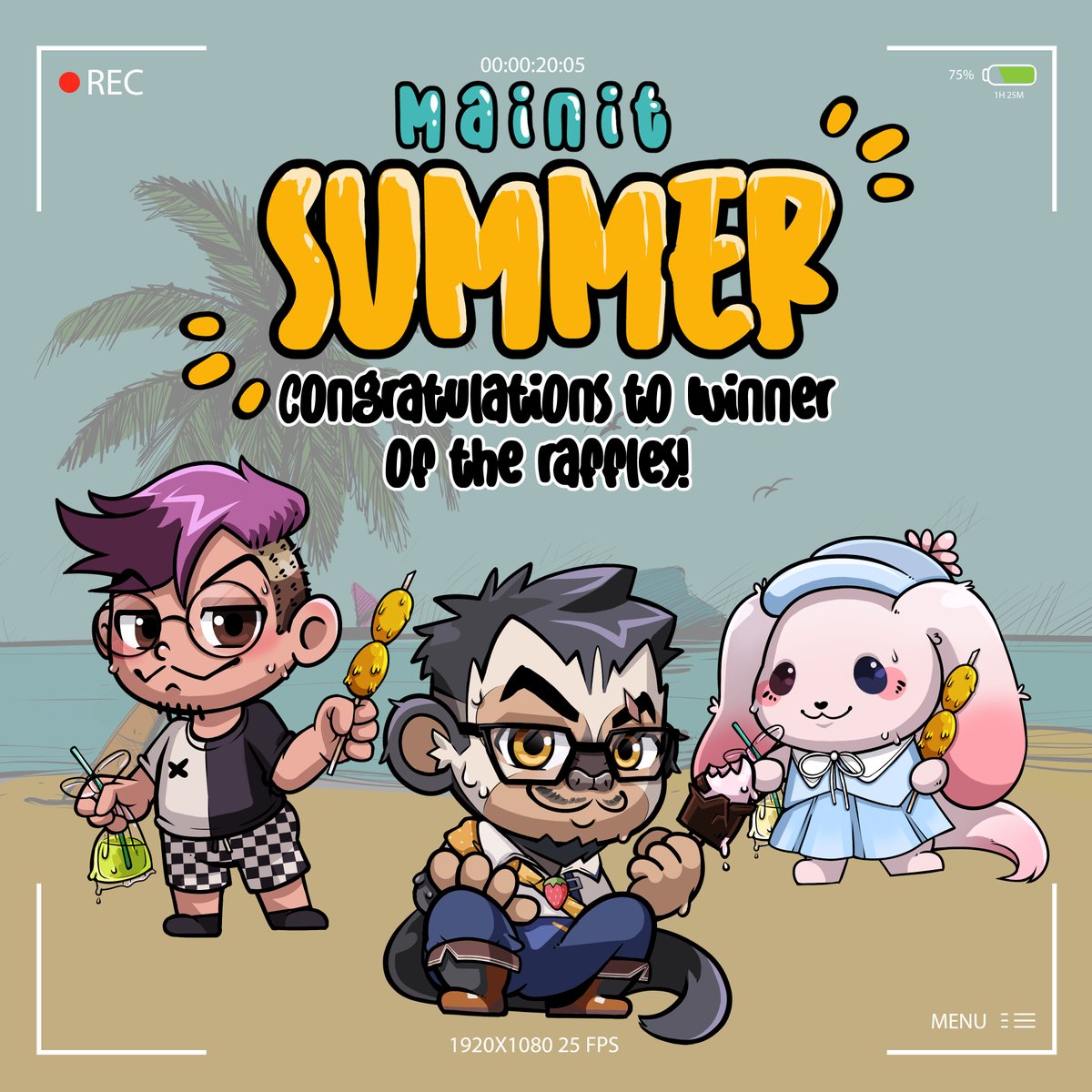 Welga_tayo 🇵🇭 || Open Comms (@welga_tayo) on Twitter photo Final Summer Mainit #raffle Winners
congrats to:
- <a href="/SevenandSilvia/">SevenandSilvia</a>
- <a href="/cafurccino/">◥ tocino</a>
- <a href="/Future_Twist/">Future Twist</a>
Thank you to my GF <a href="/NyxJester/">☽ Nyx Jester ☾ : WelNyxStudios</a> Final Summer Mainit #raffle Winners
congrats to:
- <a href="/SevenandSilvia/">SevenandSilvia</a>
- <a href="/cafurccino/">◥ tocino</a>
- <a href="/Future_Twist/">Future Twist</a>
Thank you to my GF <a href="/NyxJester/">☽ Nyx Jester ☾ : WelNyxStudios</a>