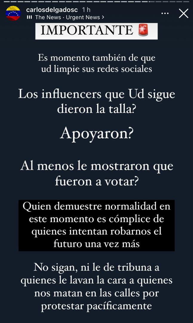 #ALERTA <a href="/FreddyBernal/">Freddy Bernal</a> este influencer es quien está contratando a otros influencer para generar matriz de opinión en las redes sociales que en el #tachira están llamas e invitar a generar guarimbas <a href="/4F_Mamba/">Mamba Negra</a>