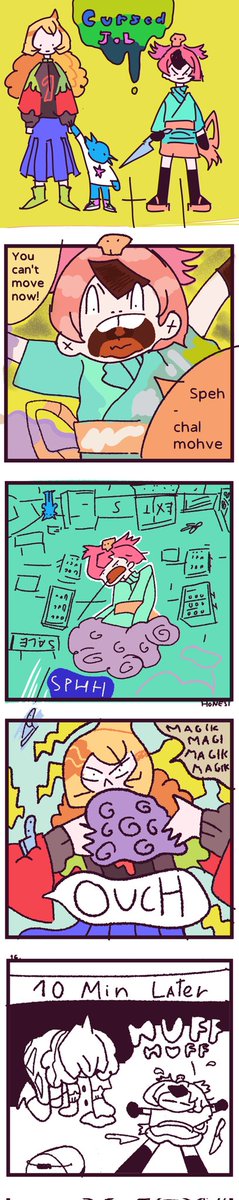 Comic update, im thinking about moving towards black and white compositions with fewer colored  panels for chapter starters or important reveals, character moments etc.