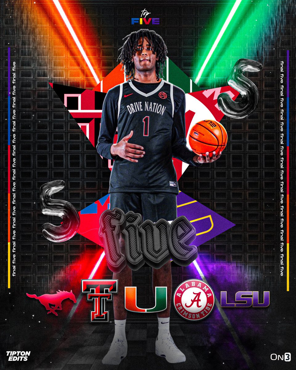 JoeTipton's tweet image. NEWS: 2025 Top-50 recruit Jaden Toombs is down to five schools, he tells @On3Recruits. 

The 6-9 big man has scheduled three official visits and discusses his finalists: on3.com/news/jaden-too…