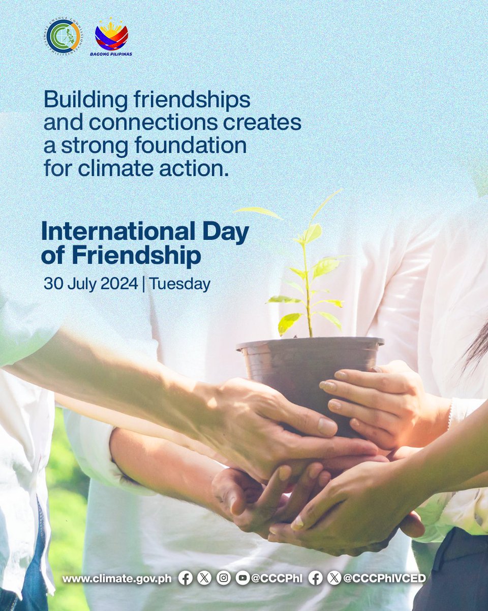 CCCPHL's tweet photo. Friendships have always played a crucial role in building communities.Β
The core of friendship reflects the interconnectedness of nature. Much like how natural ecosystems rely on complex relationships and mutual support, so do human societies need these same principles. https://t.co/DXEpxmaZCt