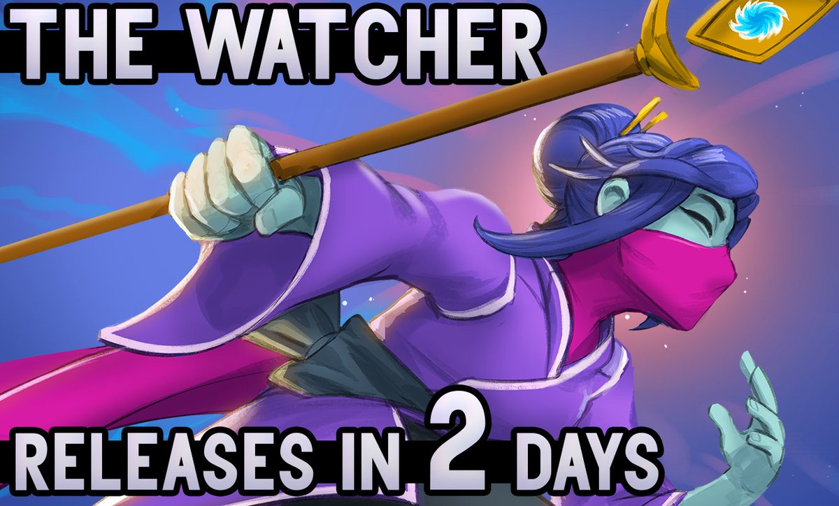 FraymakersGame's tweet photo. The wait is almost over - the Watcher has a release date! Get ready to unleash Calm, Wrath and Divinity on...

✨ Wednesday, July 31st! ✨

(that's in 2 DAYS!!) https://t.co/dZpxZ4ZmyU