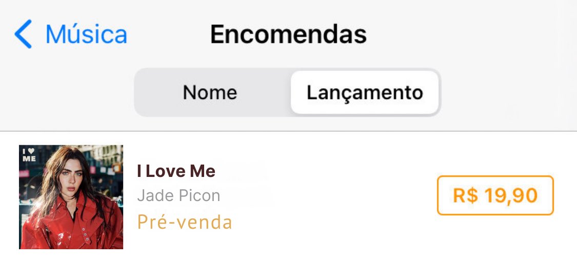 “I Love Me” já está em primeiro na pré-venda do iTunes 🎵♥️ obrigado!
