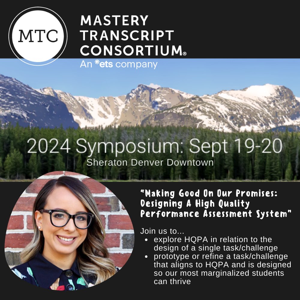 Envision Learning Partners (@envisionschools) on Twitter photo Learn with @Soryeyah this Sept at the 2024 <a href="/MastTranscript/">Mastery Transcript Consortium® (MTC)</a> Symposium!
This is an interactive hands-on workshop where participants will prototype a high quality
performance assessment (HQPA) aligned to deeper learning competencies.
Learn more: envisionlearning.org/blog/mtc-sympo… Learn with @Soryeyah this Sept at the 2024 <a href="/MastTranscript/">Mastery Transcript Consortium® (MTC)</a> Symposium!
This is an interactive hands-on workshop where participants will prototype a high quality
performance assessment (HQPA) aligned to deeper learning competencies.
Learn more: envisionlearning.org/blog/mtc-sympo…