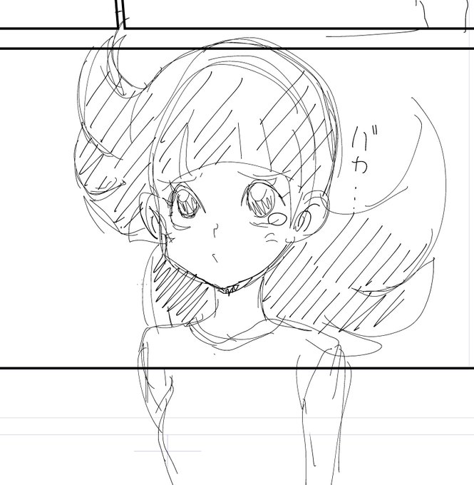 @kmakra あまりに速攻適当に描いてしまい、
ゆりっぺ描き直しの旅にでてしまいました…。 