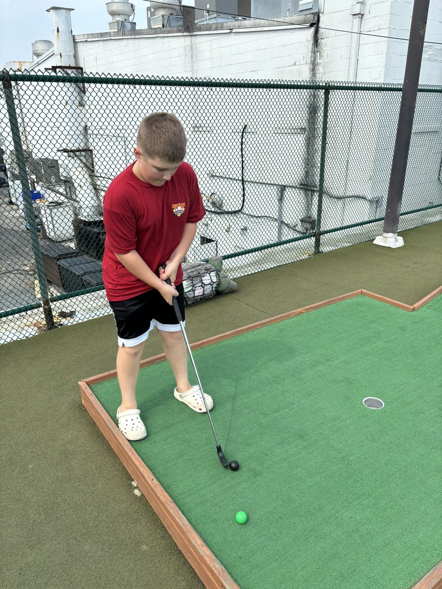 DHooverBeetFCPS's tweet image. Am I the only one who looks at each hole as a math problem/calculation when playing miniature golf. Oh and I of course won. #MathProblems #MinatureGolf #AlwaysLearning #MathTeacherAt❤️