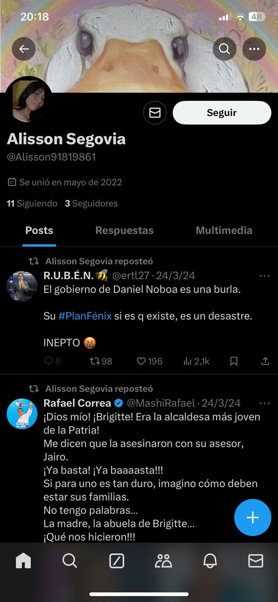 PAOCRHISTINA's tweet photo. @Alisson91819861 @sustqnciario @MashiRafael Que se puede esperar de esta niña troll de 3 seguidores q da RT a lo q publica el prófugo. Bueno para eso le pagan, pero esmérate en al menos argumentar tu apoyo a la secta Robolucionaria https://t.co/1BhXX0viUM