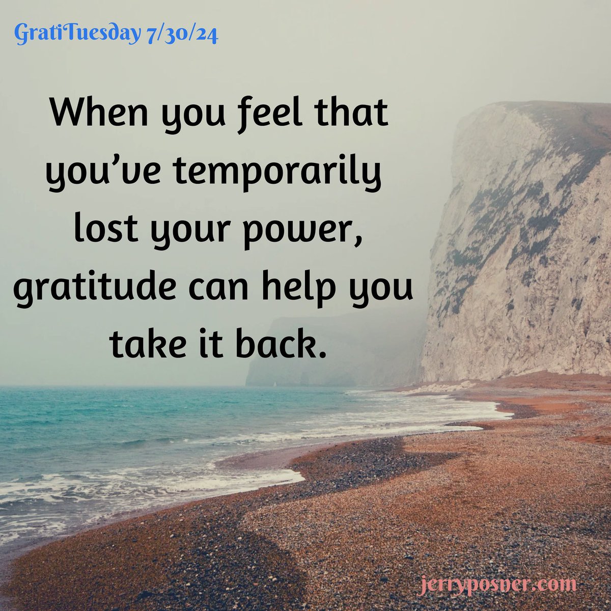 #Gratitude promotes personal power. #grateful