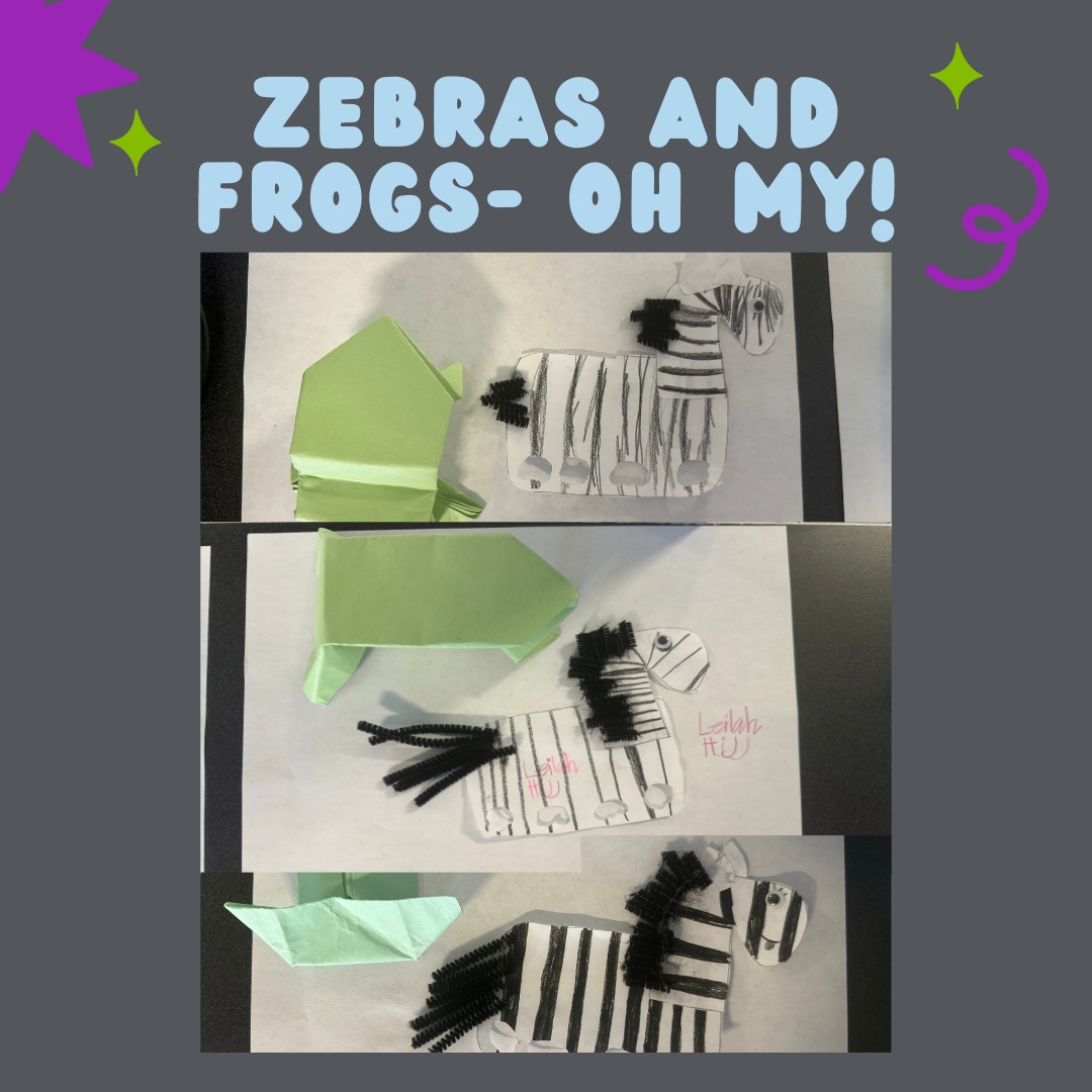 Our club kids had a blast making zebras and origami jump frogs as part of our animal habitat program! 🐸 They learned about different habitats while having fun with these creative activities.

#AnimalHabitat #CreativeLearning #BGCP #HandsOnLearning
