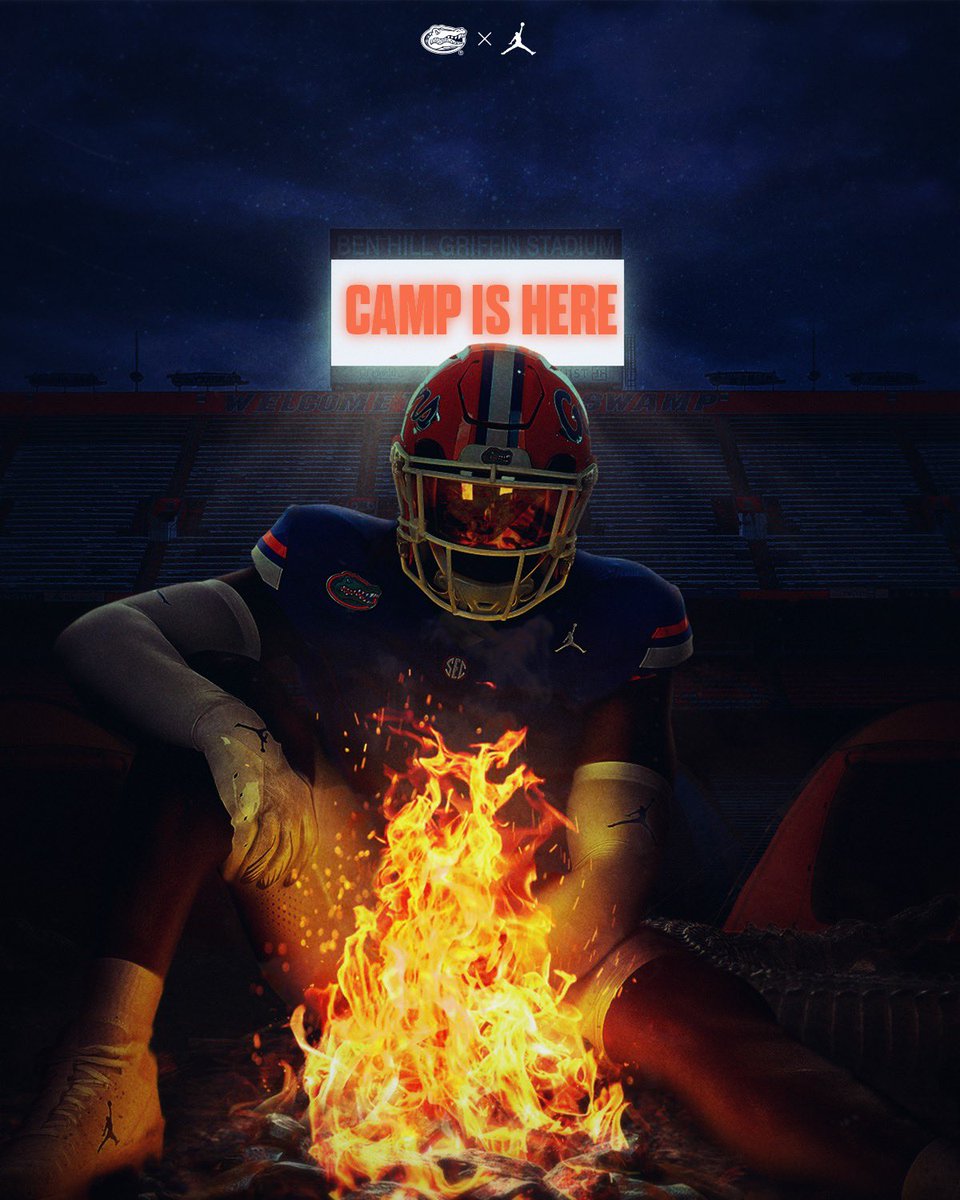 Camp season starts tomorrow. 🐊

#GoGators
