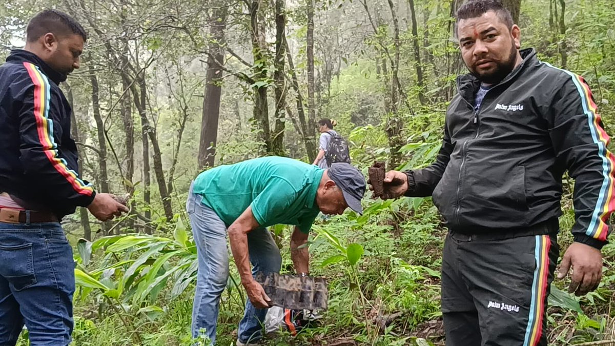 #एक_पेड़_माँ_के_नाम आज नैनीताल के चीना पीक पहाड़ी पर श्री राम सेवा दल, नासा, हनुमान भक्तों के द्वारा पौधारोपण कार्यक्रम किया गया ।
<a href="/narendramodi/">Narendra Modi</a> <a href="/JPNadda/">Jagat Prakash Nadda</a> <a href="/pushkardhami/">Pushkar Singh Dhami</a> <a href="/ajaeybjp/">Ajaey Kumar</a> <a href="/AjaybhattBJP4UK/">Ajay Bhatt</a> <a href="/AjayTamtaBJP/">Ajay Tamta</a> <a href="/SaritaAryaBJP/">Sarita Arya</a>