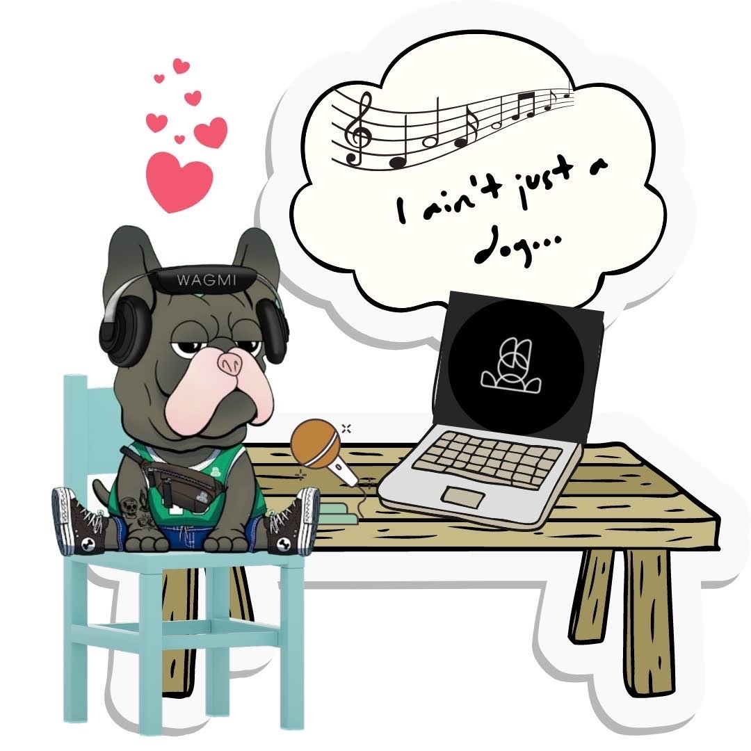 I ain't just a dog
I'm a <a href="/FrenchieBallers/">Frenchie Ballers NFT</a> ❤️