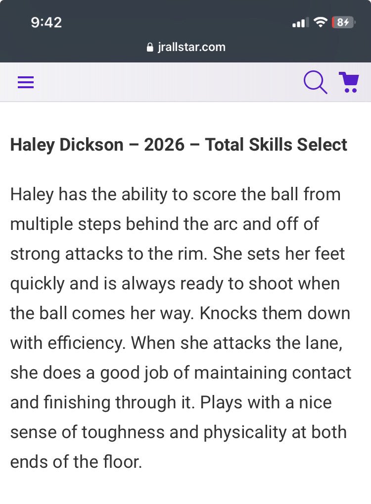 Thank you <a href="/JrAllStarBB/">Jr. All-Star Girls Basketball</a> !! <a href="/TS_Hoops/">Total Skills Basketball</a>