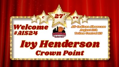 coachbeckett's tweet image. Welcome 27' C Ivy Henderson, Crown Point, to the All-Indiana Showcase. #AIS24 
August 11th @ Triton Central HS  IGBRR.COM

hudl.com/profile/198490…