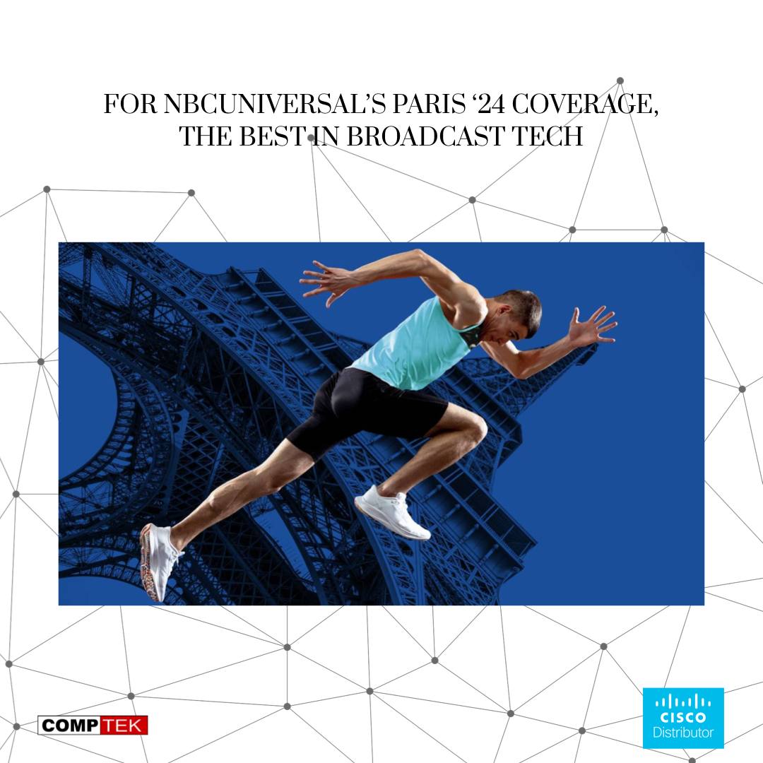 IO_Distribution's tweet image. For NBCUniversal’s Paris ‘24 coverage, the best in broadcast tech
Cisco’s IP-based infrastructure enables the next wave of powerful, secure fan experiences, from American football to FIFA soccer.
... Full version newsroom.cisco.com
#Paris2024 #Olympics2024 #Cisco #CompTEKCA