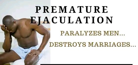 HOW PREMATURE EJACULATION IS DESTROYING SOME MEN AND THEIR MARRIAGES!

CHECK THREAD 👇