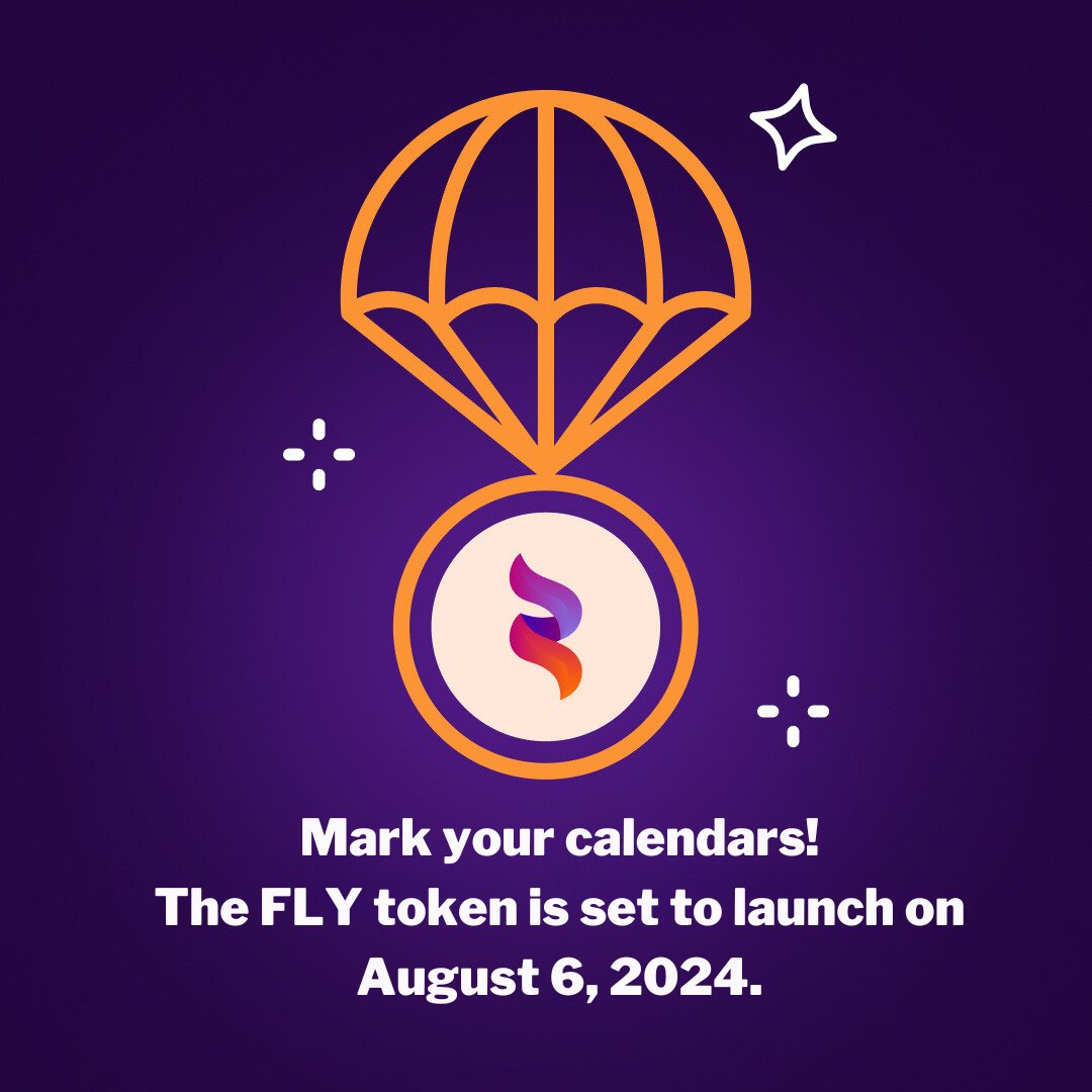 Are you ready, flyers? The wait is nearly over! Mark your calendars for the $FLY token launch on August 6th! 🚀

Get ready for the next stage of our journey. Don't miss this exciting opportunity on firefly! 🔥

#FLY #MantaPacific