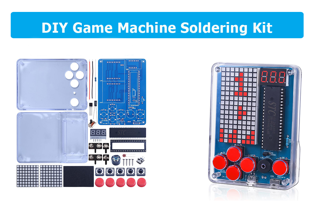 ICStation13's tweet photo. Explore ICStation New Arrivals! π
DIY Game Machine Soldering Practice Kit with four retro games, adjustable brightness, and music switch.
#DIY #Soldering #STEM #RetroGames #ElectronicsLearning #ICStation https://t.co/IxJAigPw3A