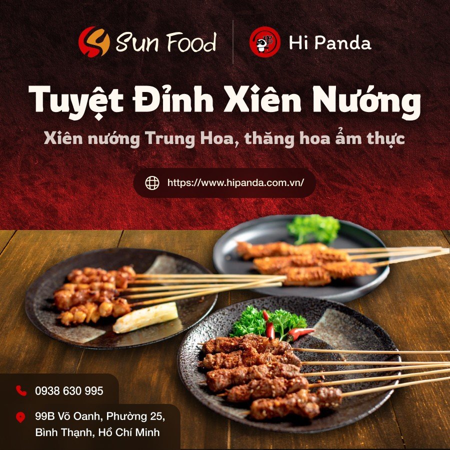 🌟 Welcome Hi Panda! 🌟

Sun Food is thrilled to announce our partnership with Hi Panda in providing restaurant management solutions! 🎉

🔥🔥 Our partner, Hi Panda, is a Chinese cuisine restaurant established in 2015, boasting a diverse menu featuring over 68 types of grilled