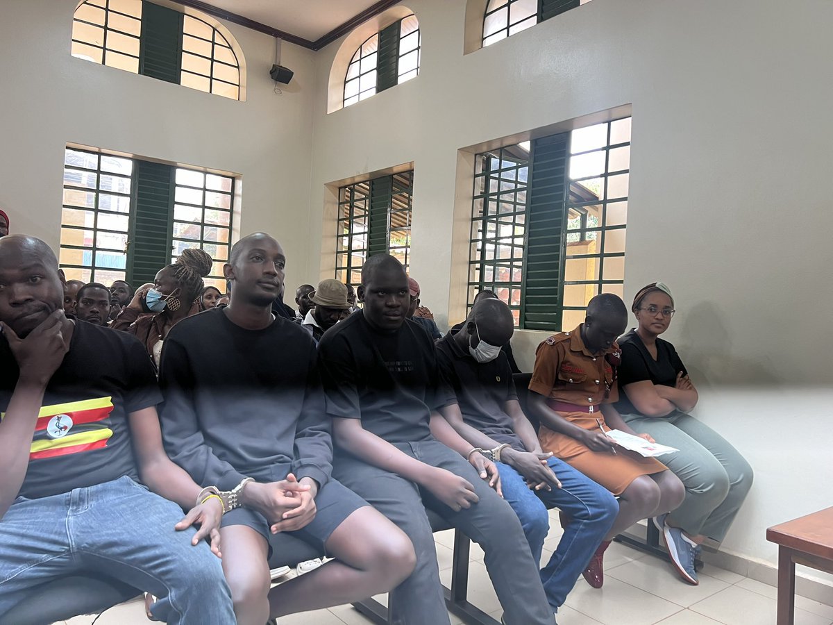 thetowerpost's tweet photo. #March2Parliament protesters @beewol @Faizafabz @Owishemwe and others at Nakawa Court for hearing of their bail application.
#TowerPostNews https://t.co/Ao1ZHsEQJu