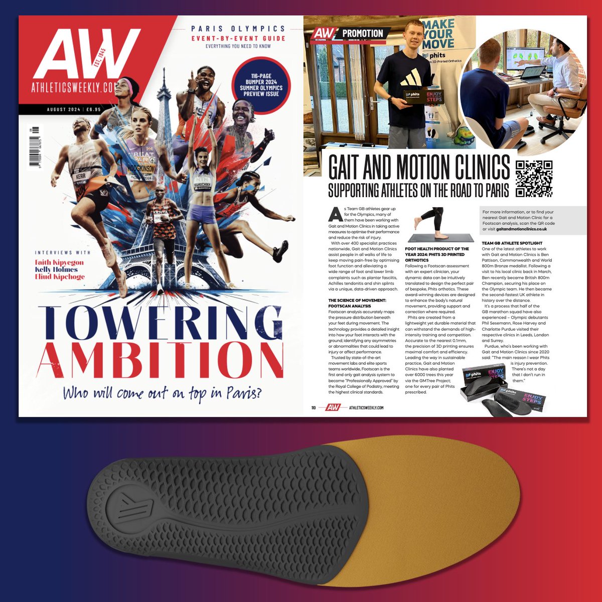 Gait and Motion Clinics: Supporting Athletes on the Road to Paris 🇬🇧🥇

In preparation for the Olympics, many Team GB athletes have been working with Gait and Motion Clinics in taking active measures to optimise their performance and reduce the risk of injury 👟

Experience the