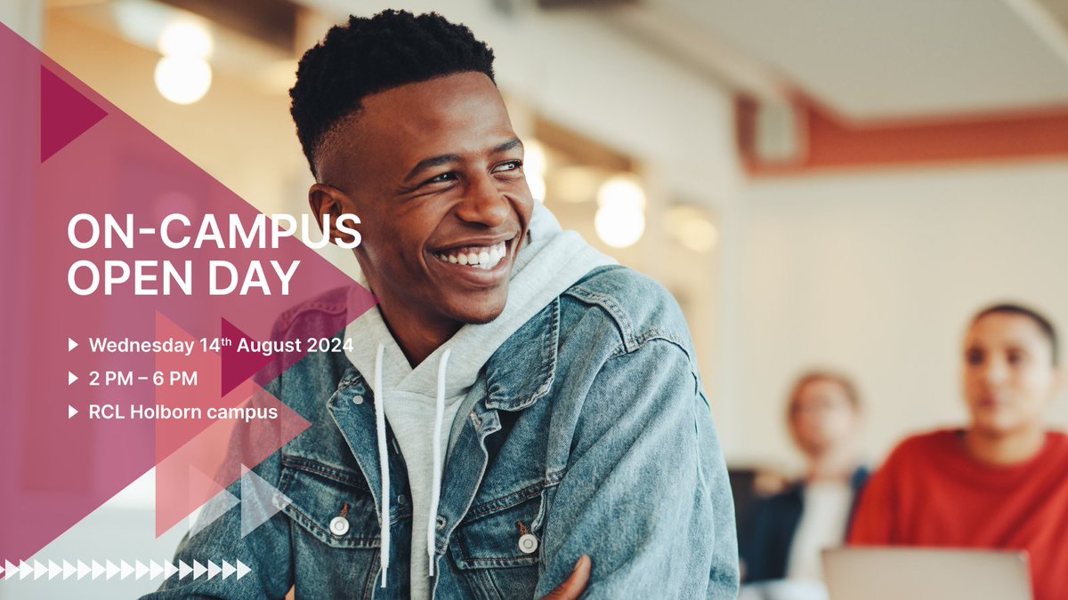 🤔 Have you registered for our next on-campus Open Day yet? Click here to book your place: i.mtr.cool/tswqlgbafu  
 
⭐ Explore our cutting-edge facilities. 
⭐ Meet our academics and Student Support team. 
⭐ Speak to current RCL students.
