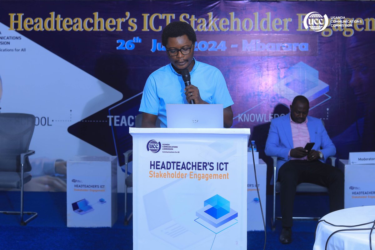RENU_256's tweet image. UCC Headteachers ICT Stakeholder Engagement - Mbarara

Last week, Ben Kyemba (@chemberh), our Senior Network Engineer and Head of Access team, delivered a presentation at the Headteachers ICT Stakeholder Engagement held in Mbarara. This event, organized by the Uganda…