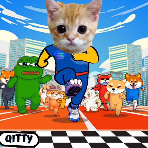 $Qitty as well 😺
Let's restart the moon mission cat lovers.