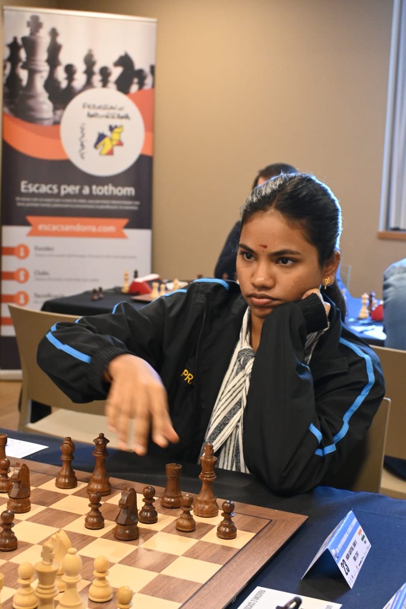 Chess.com - India (@chesscom_in) on Twitter photo 🇮🇳 Meet India's latest International Master - Savitha Shri B!
<a href="/savithachess/">Savitha Shri</a> secured her final International Master norm at the Andorra Open 👏
Congratulations to Savitha Shri and her team 👏 🇮🇳 Meet India's latest International Master - Savitha Shri B!
<a href="/savithachess/">Savitha Shri</a> secured her final International Master norm at the Andorra Open 👏
Congratulations to Savitha Shri and her team 👏