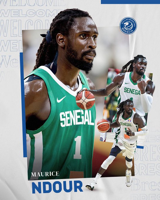 Pallacanestro Brescia è lieta di comunicare di aver raggiunto un accordo con Maurice Daly Ndour, ala forte senegalese di 206 cm.
