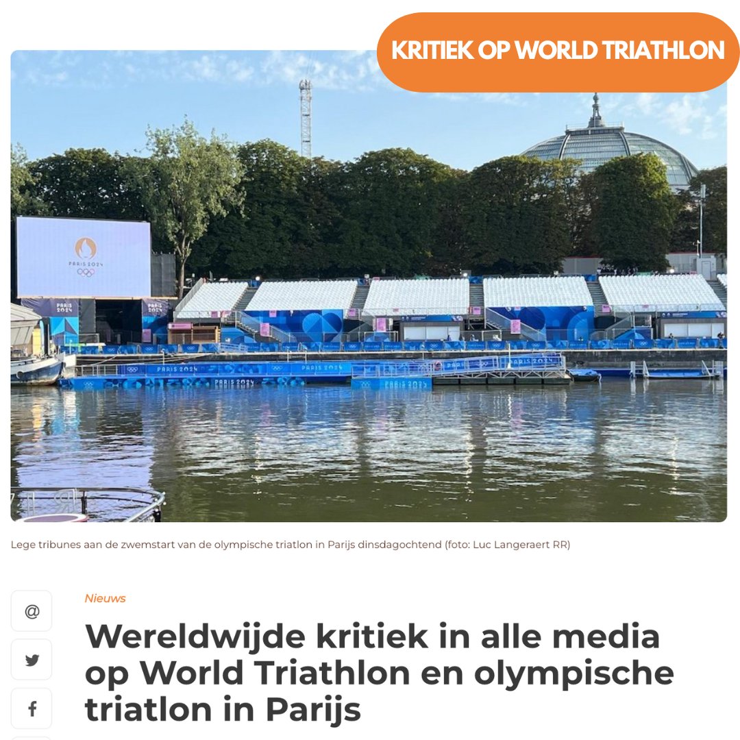 Wereldwijde kritiek in alle media op World Triathlon en olympische triatlon in Parijs – 3athlon.be 3athlon.be/2024/07/30/wer…