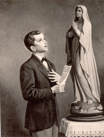 matthew_sede's tweet image. St. Dominic Savio once noticed his peers perusing a magazine that contained immodest pictures of women.

At once, St. Dominic snatched the publication from their hands and ripped it up. He then quickly rebuked the boys.

St. Dominic Savio, model of purity, pray for us!