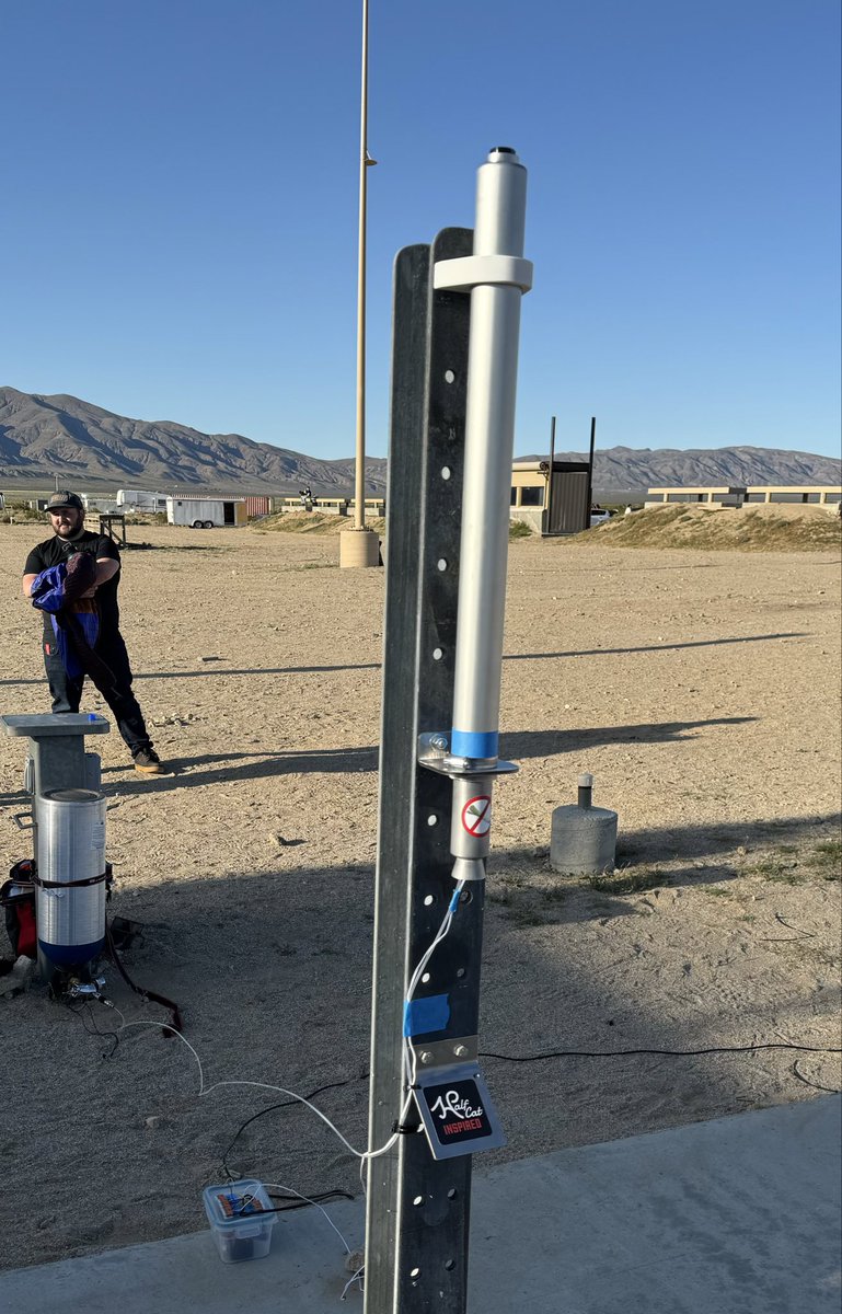 rycallahan's tweet photo. I will be representing what I’ve been calling LT-54 (Liquid Tube 54). It’s a self-contained liquid rocket “motor” that fits inside of a CTI 54mm solid rocket motor case. It makes 120 lbf for 3 seconds and runs on nitrous oxide and isopropyl alcohol. https://t.co/QyCsoJw0Tk