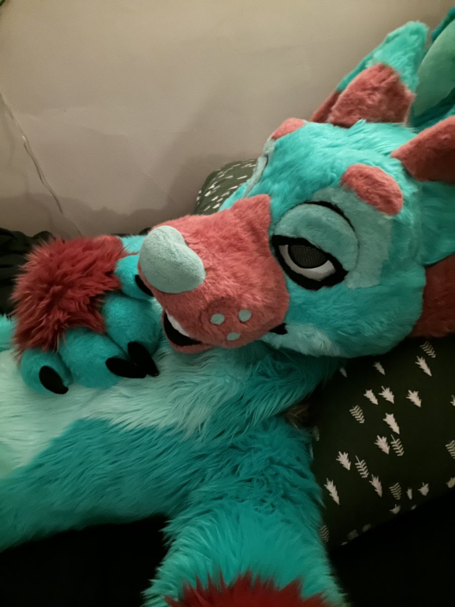 Lounging around tonight…
#furry #fursuiter #fursuit