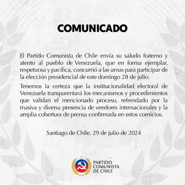 jgalemparte's tweet image. El Presidente @GabrielBoric debe decidir si el PC seguirá en el Gobierno, este comunicado es una vergüenza.