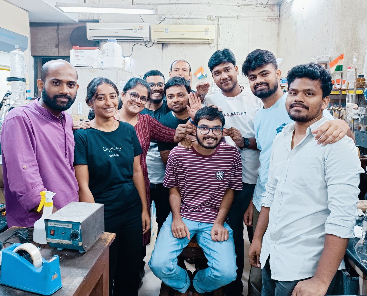 The Morpholino Group (@morpholinolab) on Twitter photo Today, we bid farewell to our youngest researcher, <a href="/arpanbanerjee_/">Arpan Banerjee</a> who completed his master's project with the <a href="/MorpholinoLab/">The Morpholino Group</a>.
He is now joining Prof. Claudia höbartner's team at the <a href="/Uni_WUE/">Universität Würzburg #UniWürzburg</a>. Wishing him an exciting journey ahead! All the best Arpan👍✌️#Farewell <a href="/iacskolkata/">Indian Association for the Cultivation of Science</a> Today, we bid farewell to our youngest researcher, <a href="/arpanbanerjee_/">Arpan Banerjee</a> who completed his master's project with the <a href="/MorpholinoLab/">The Morpholino Group</a>.
He is now joining Prof. Claudia höbartner's team at the <a href="/Uni_WUE/">Universität Würzburg #UniWürzburg</a>. Wishing him an exciting journey ahead! All the best Arpan👍✌️#Farewell <a href="/iacskolkata/">Indian Association for the Cultivation of Science</a>