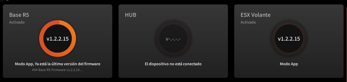 leox_117's tweet photo. Hola @Heikki360 Una pregunta ando instalando mi base y volante, la base ya esta actualizada pero el volante me sale que esta en modo app y me sale el ESX cuando tengo el ES y de ahi no lo logro sacar, sabes como poder sacar de ese modo mi volante ?? https://t.co/4glFTZnEvJ