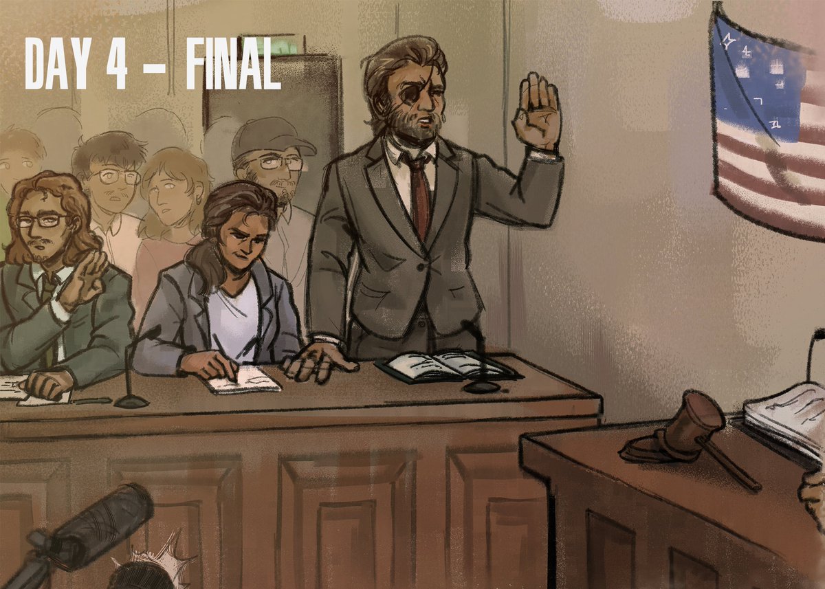 TKandM's tweet photo. The verdict is in. The Trial of Big Boss comes to a close.
Another Metal Gear University episode is up now!
https://t.co/iy40Idke1M
https://t.co/wTw2RtRl1e https://t.co/Gd7dISZkuA